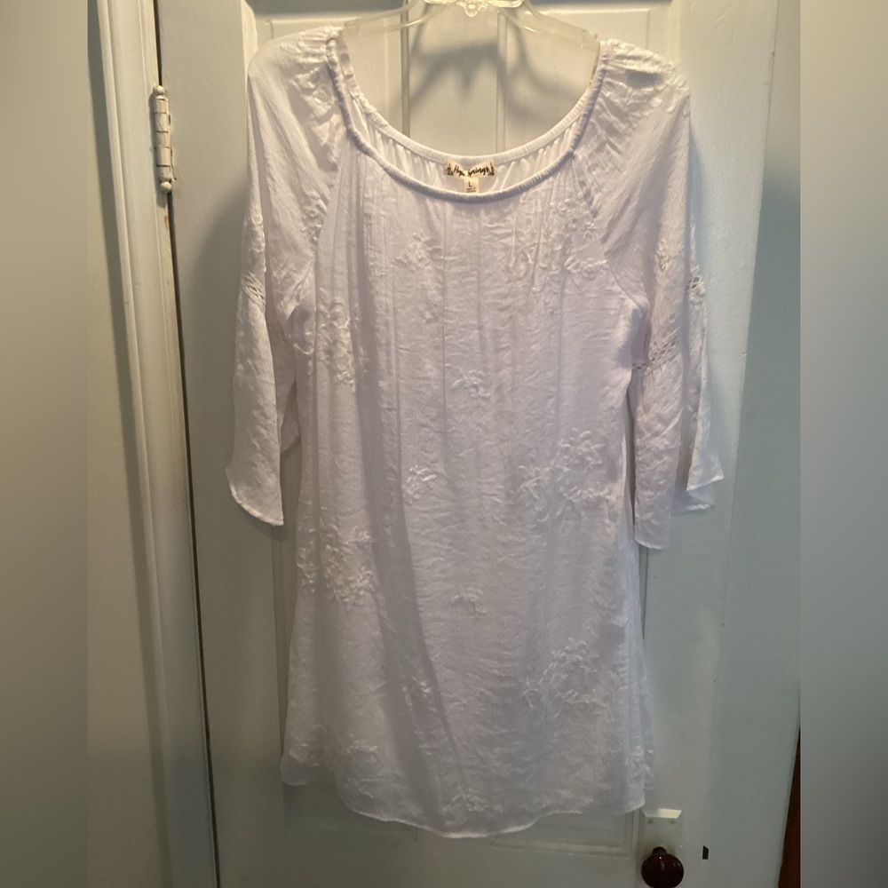 Ladies white dress